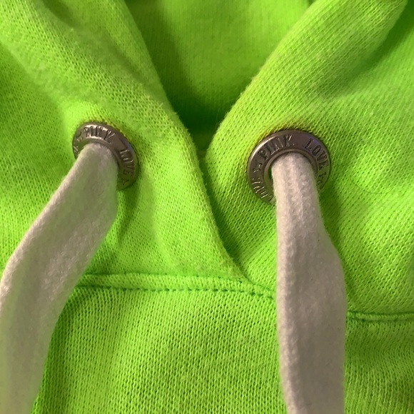 VS PINK NEON GREEN SWEAT SET WOMENS - Picture 6 of 13